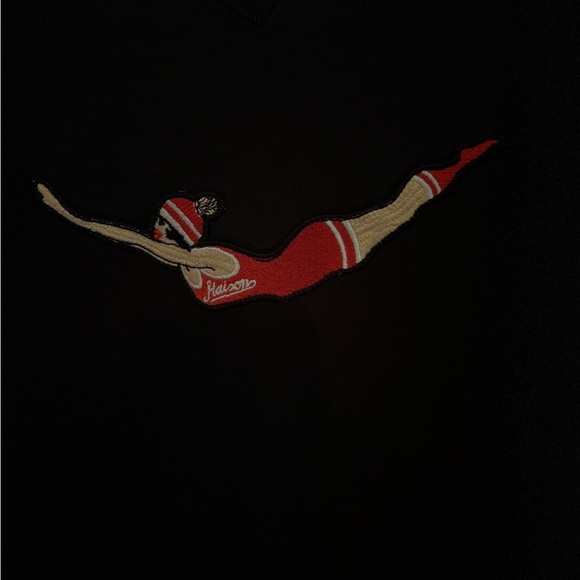 Maison Scotch Free Diver embroidered sweatshirt size small - Picture 2 of 6